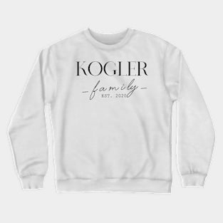Kogler Family EST. 2020, Surname, Kogler Crewneck Sweatshirt